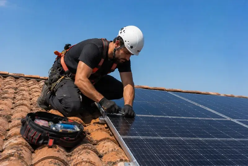 Maintenance et monitoring de panneaux solaires à Maxilly-sur-Léman